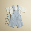 BABY BOY DUNGAREE ROMPER