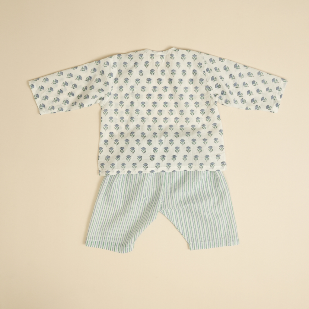 NeelKamal Boy Angrakha Pajama Set - Image 4