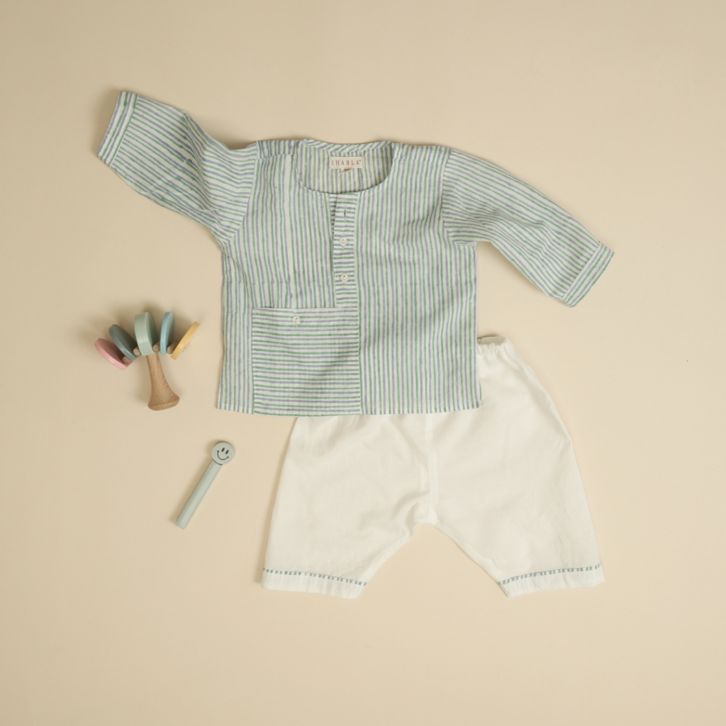 Shades Of Cyan - Boy Jhabla Pajama Set