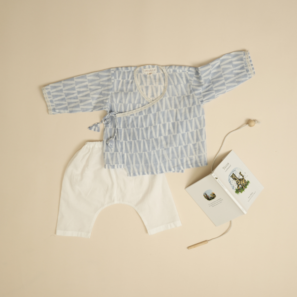 Summer Beach - Boy Full Sleev Jhabla Pajama Set