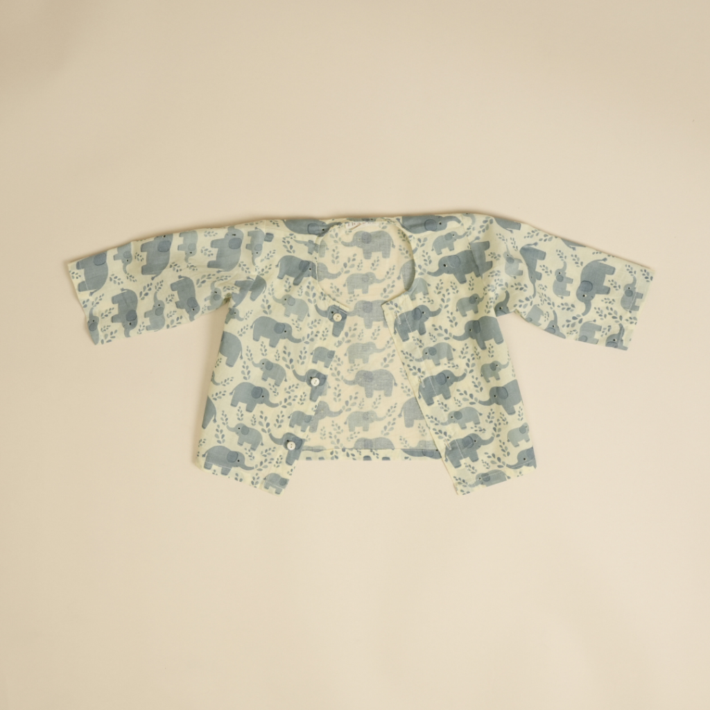 Hathi Mere Sathi - Unisex Jhabla Pajama Set - Image 6