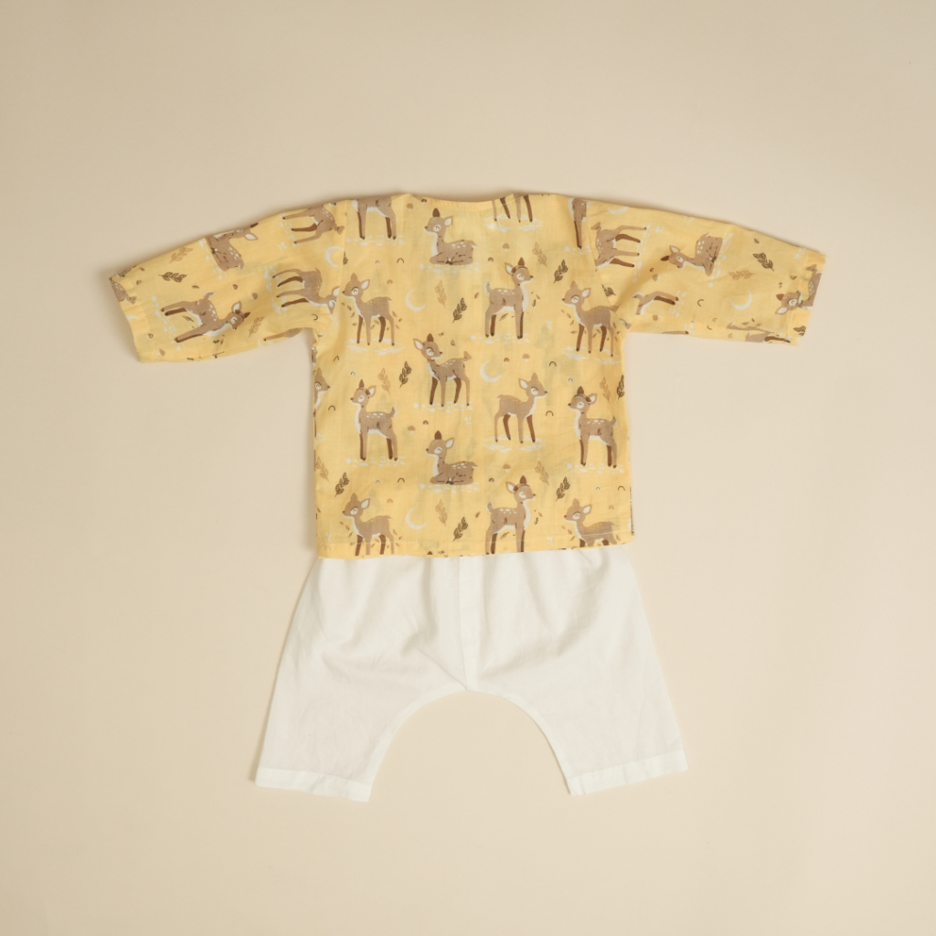 Dear Deer - Unisex Jhabla Pajama Set - Image 3