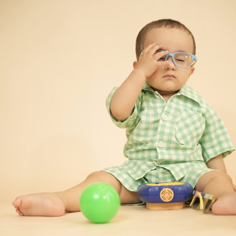 Minty Plaid - Boy Shirt Shorts Set