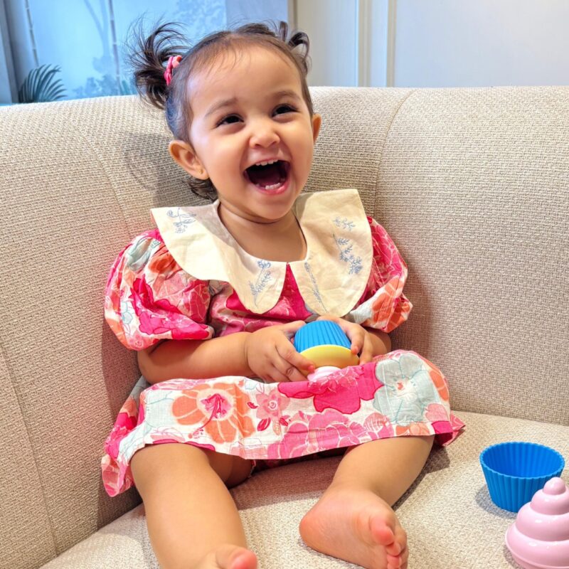 Floral Frenzy - Girl Frock Shorts Set