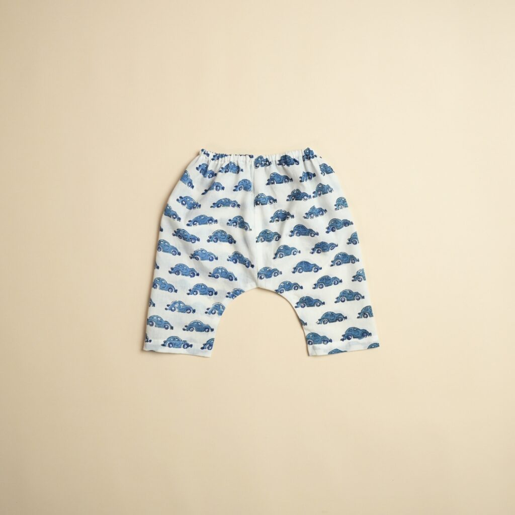 Vroom Vroom (Blue) - Boy Jhabla Pajama Set - Image 7