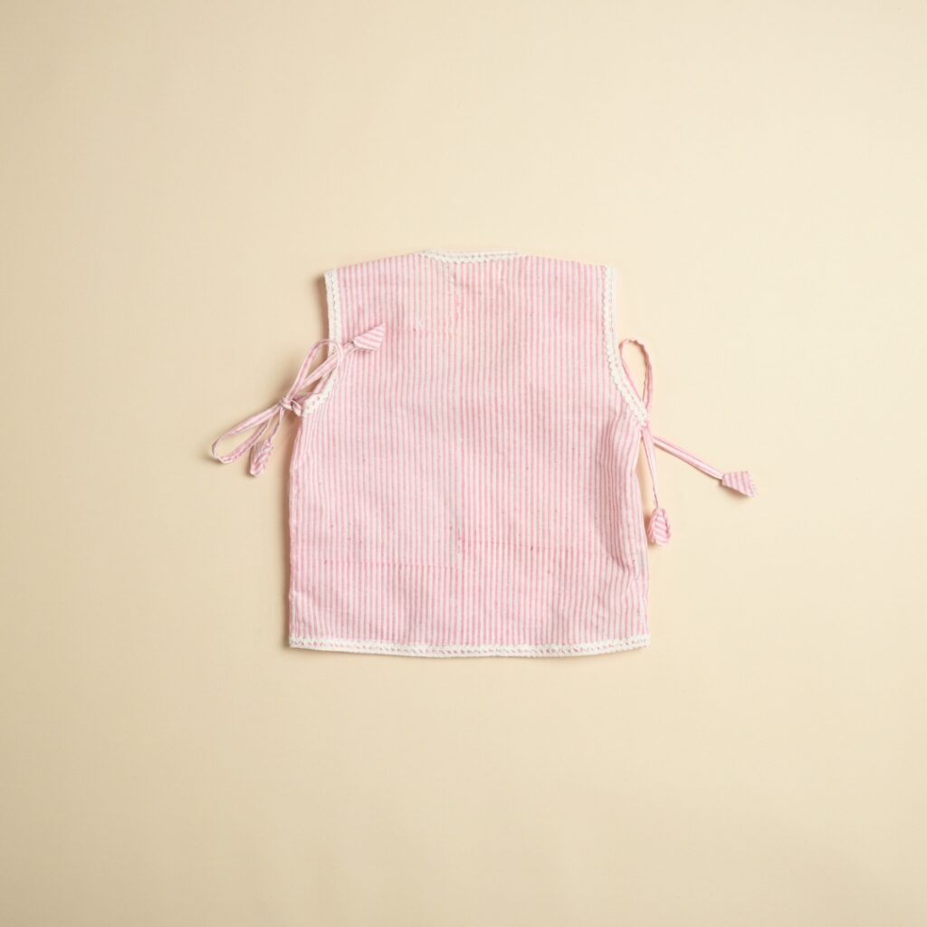 Pink Petite - Girl Jhabla Pajama Set - Image 6