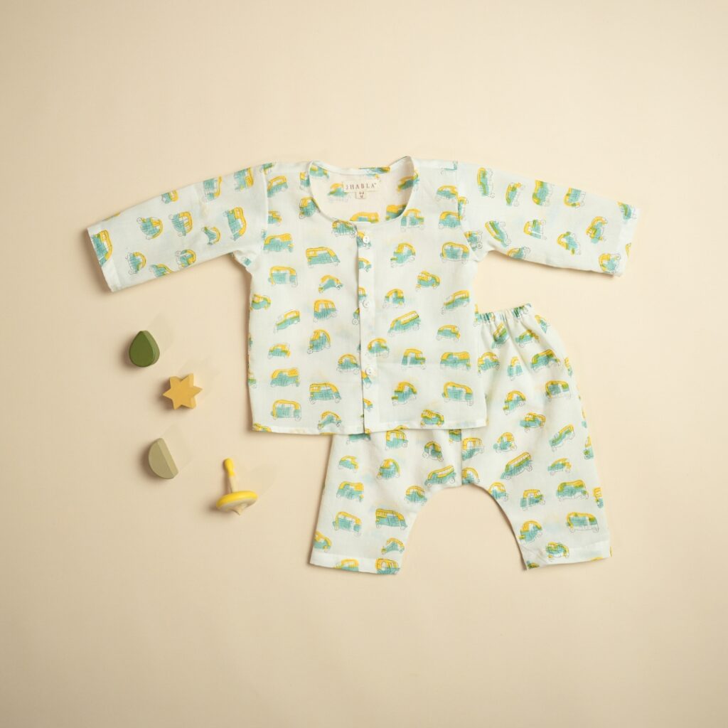 Tuk Tuk - Unisex Jhabla Pajama Set