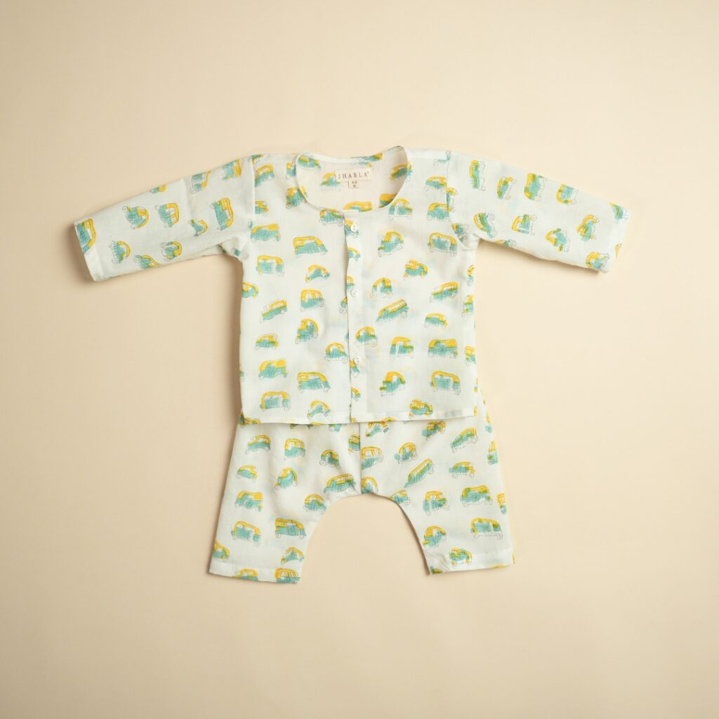 Tuk Tuk - Unisex Jhabla Pajama Set - Image 3