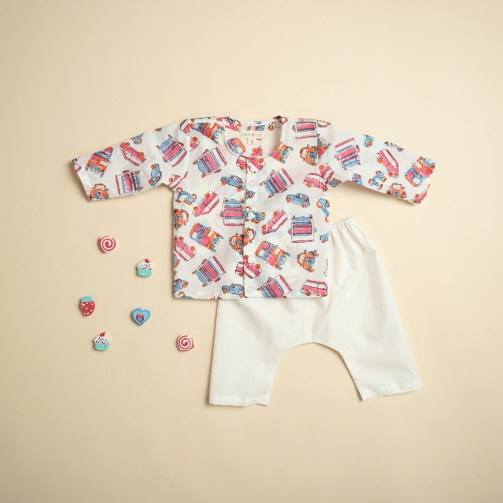 Mini Ride - Jhabla Pajama Set