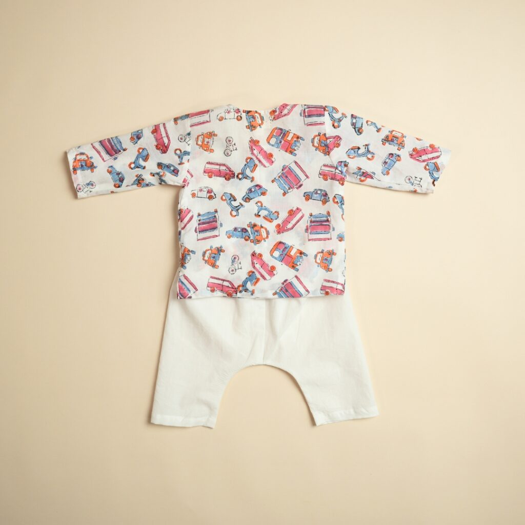 Mini Ride - Jhabla Pajama Set - Image 4