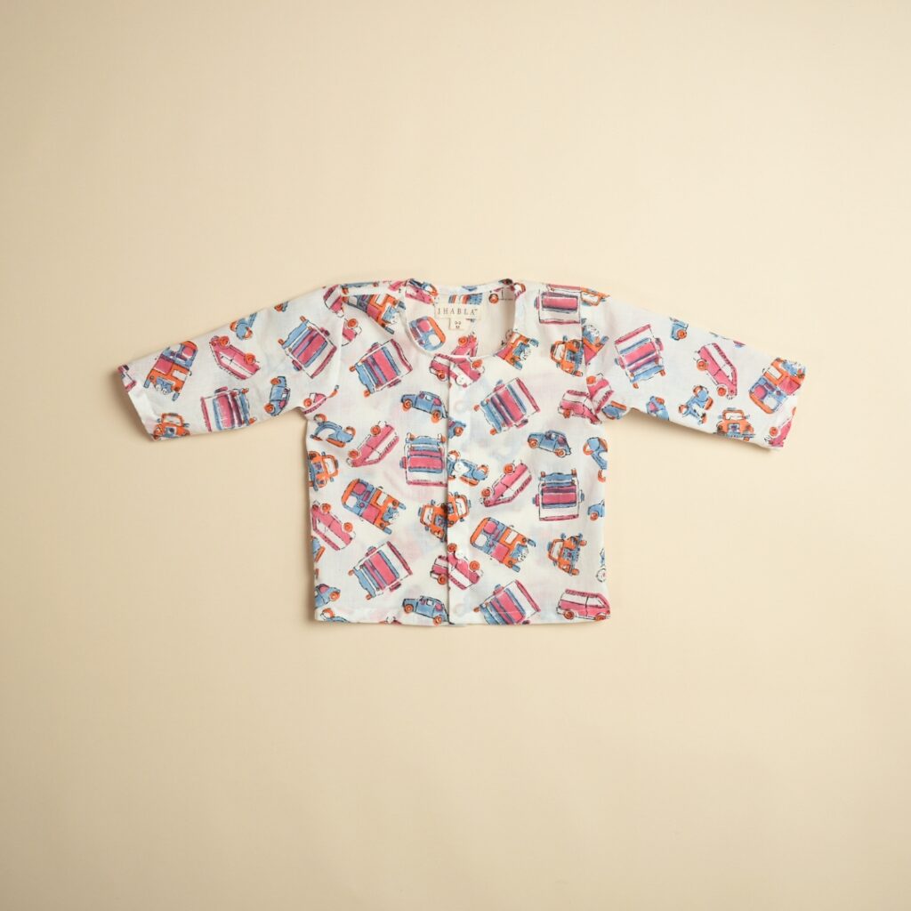 Mini Ride - Jhabla Pajama Set - Image 5