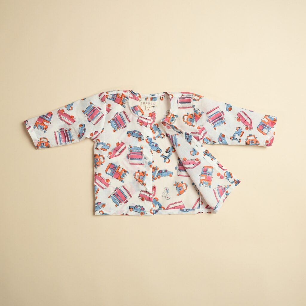 Mini Ride - Jhabla Pajama Set - Image 8