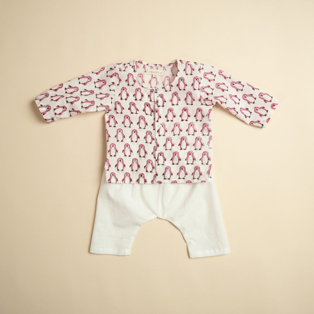 Pingu - Unisex Jhabla Pajama Set - Image 3