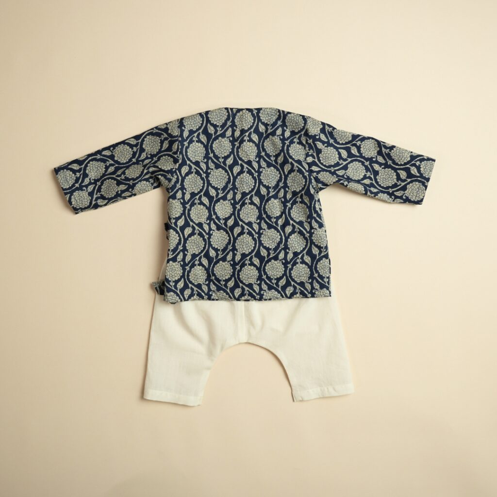 Mayur - Unisex Jhabla Pajama Set - Image 4