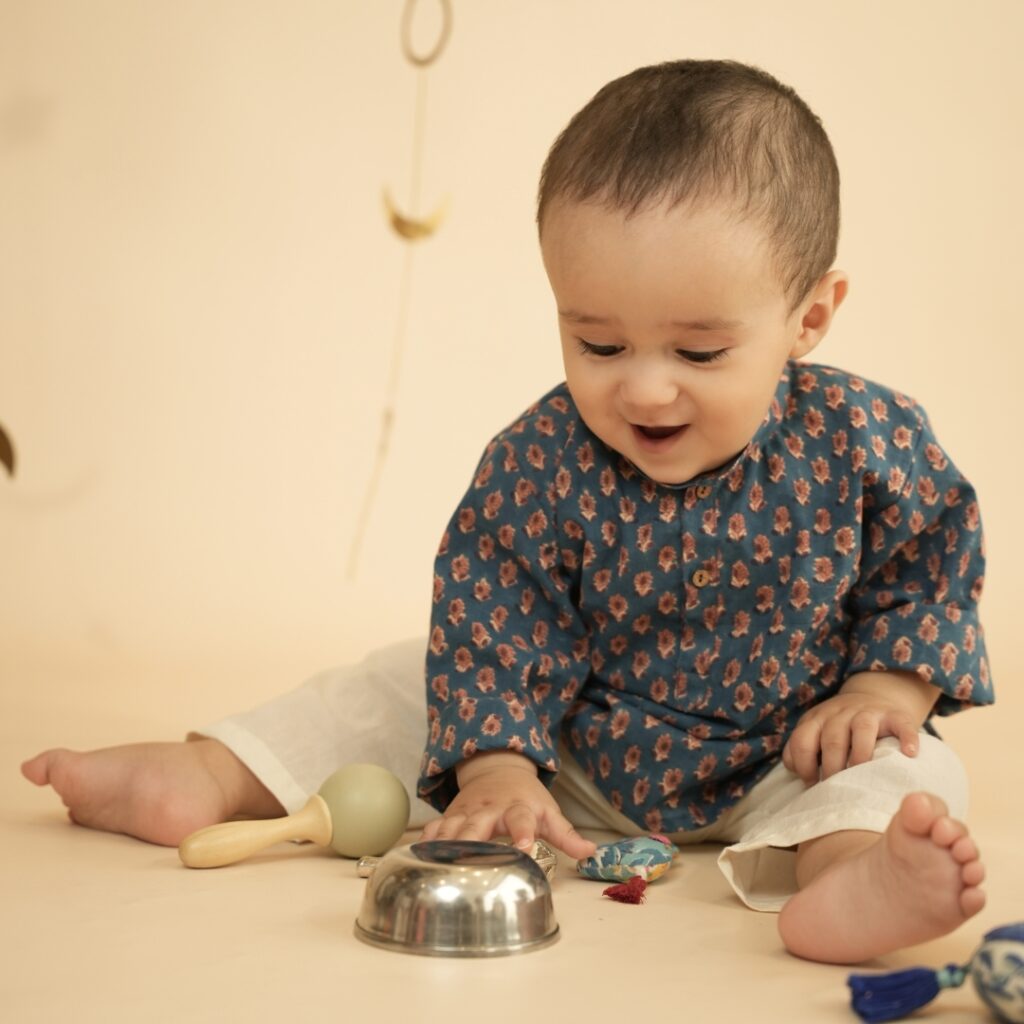 Aadvait - Boy Kurta Pajama Set - Image 2