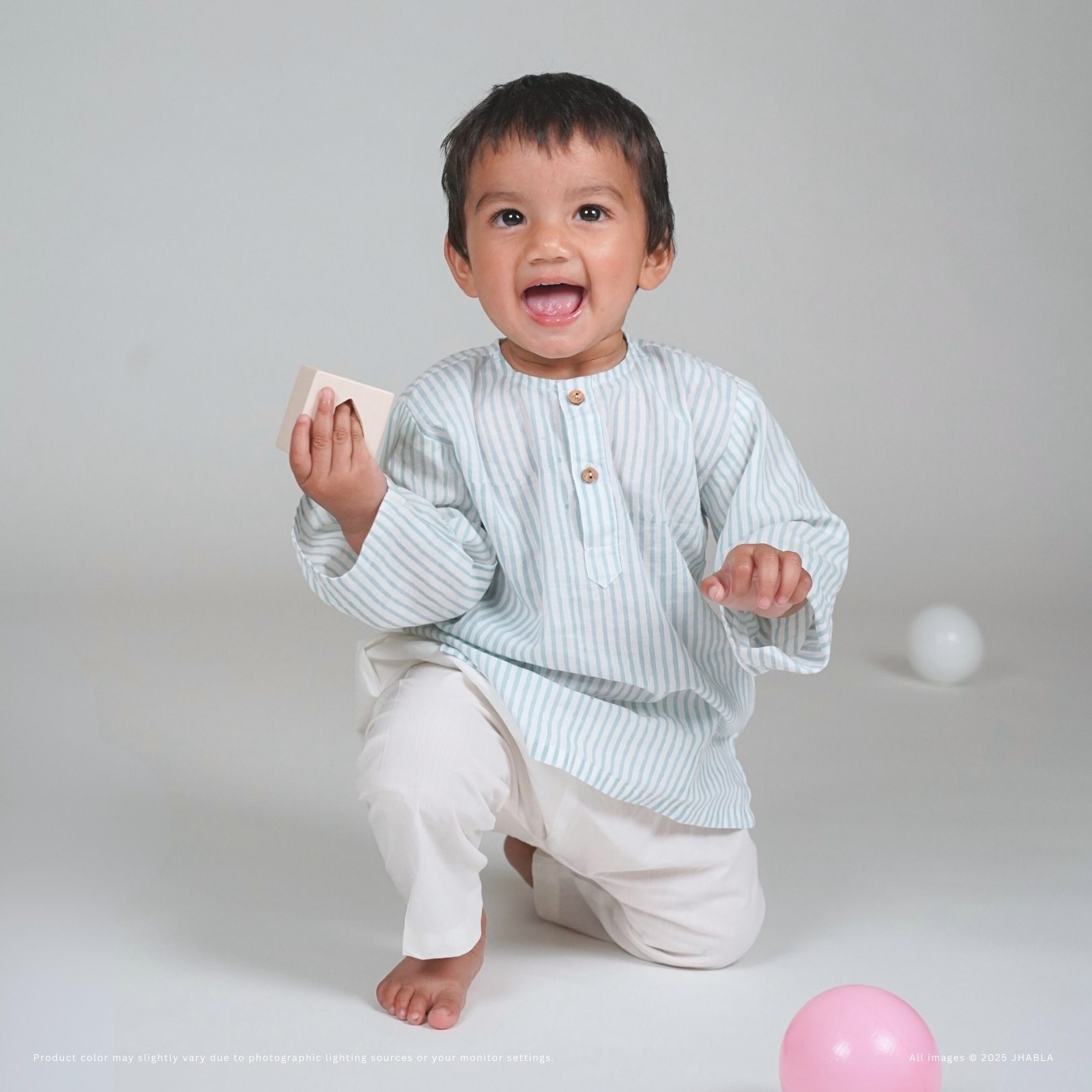 Abstract Grey – Baby Boy Cotton Full Sleev Kurta Pajama Set