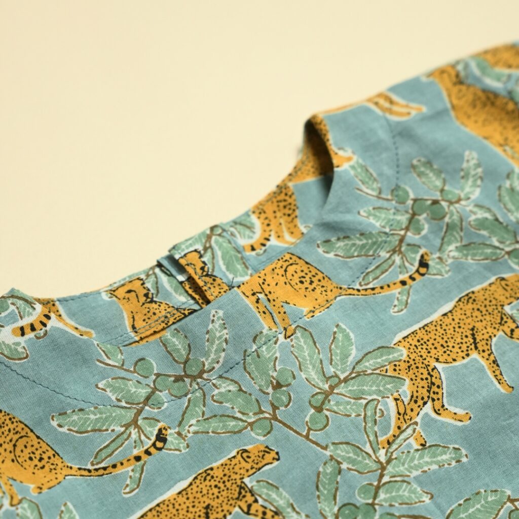 Cheetah Cub - Boy Jhabla Pajama Set - Image 9