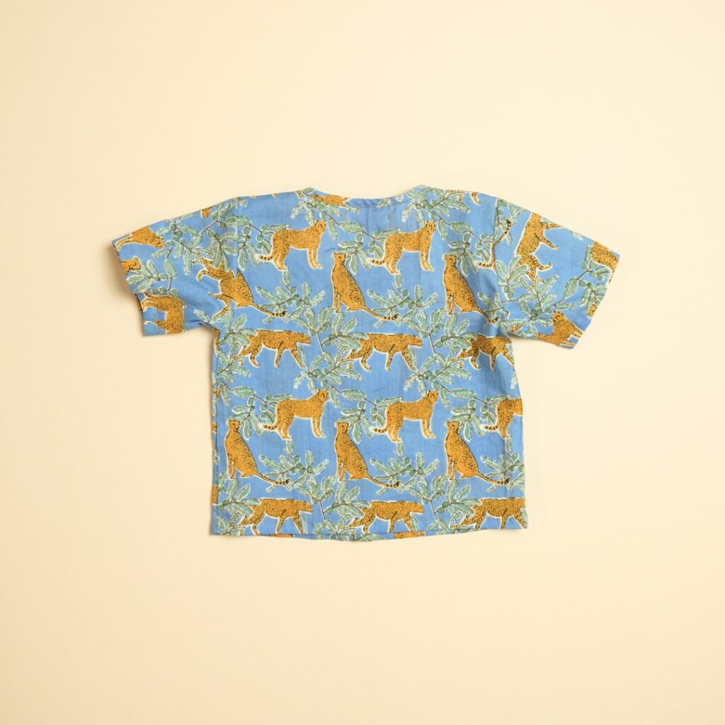 Cheetah Chic - Boy Jhabla Shorts Set - Image 5