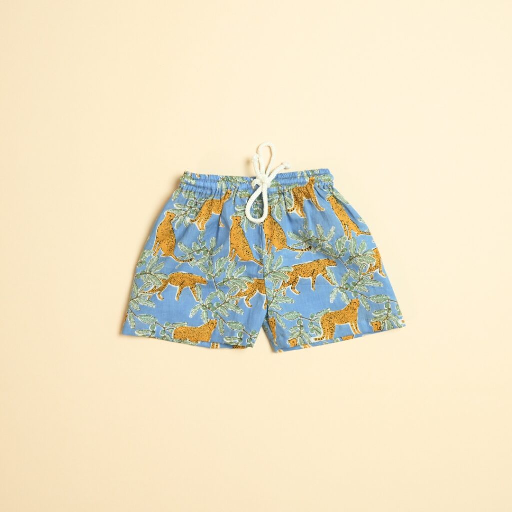 Cheetah Chic - Boy Jhabla Shorts Set - Image 7