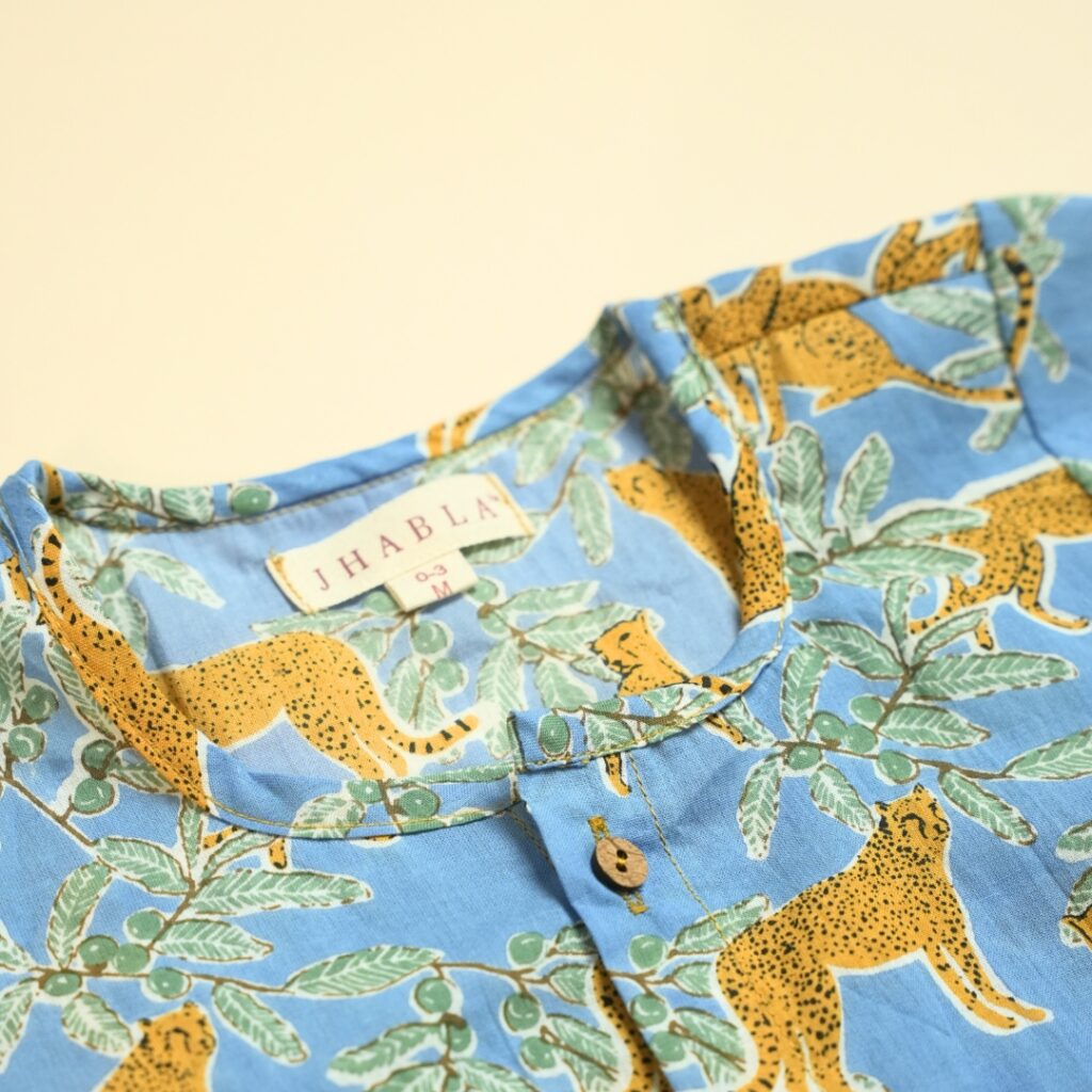 Cheetah Chic - Boy Jhabla Shorts Set - Image 8