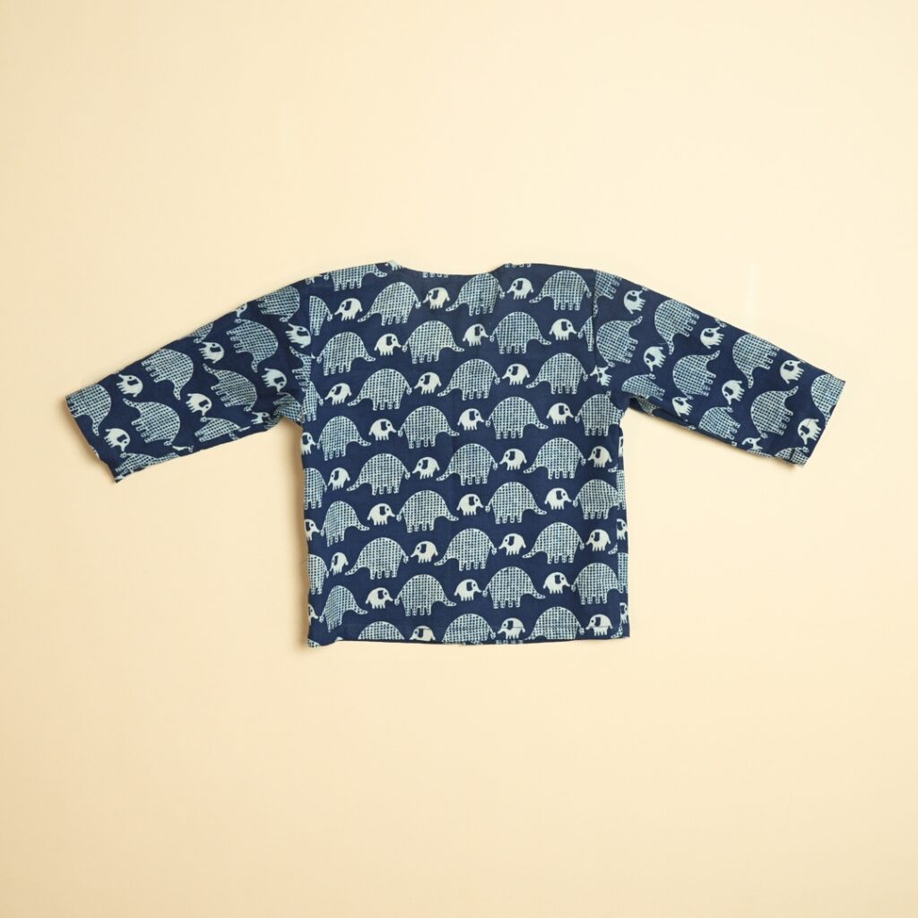 Blue Tusk - Boy Jhabla Pajama Set - Image 5