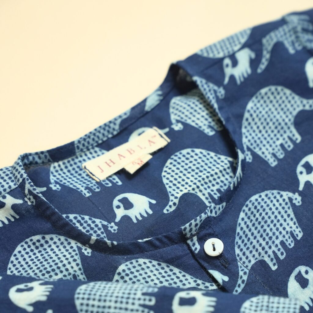 Blue Tusk - Boy Jhabla Pajama Set - Image 8