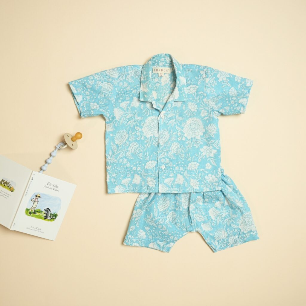 Ocean Tide - Boy Shirt Shorts Set