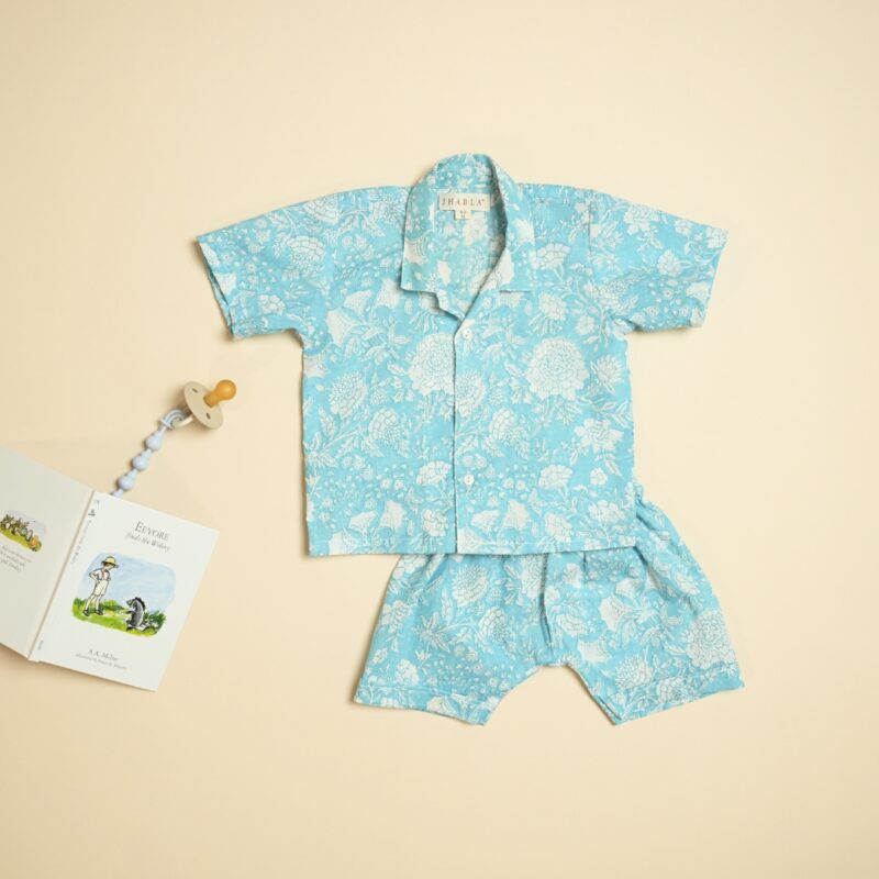 Ocean Tide - Boy Shirt Shorts Set