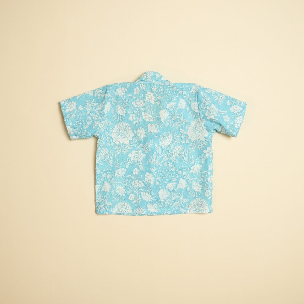 Ocean Tide - Boy Shirt Shorts Set - Image 6