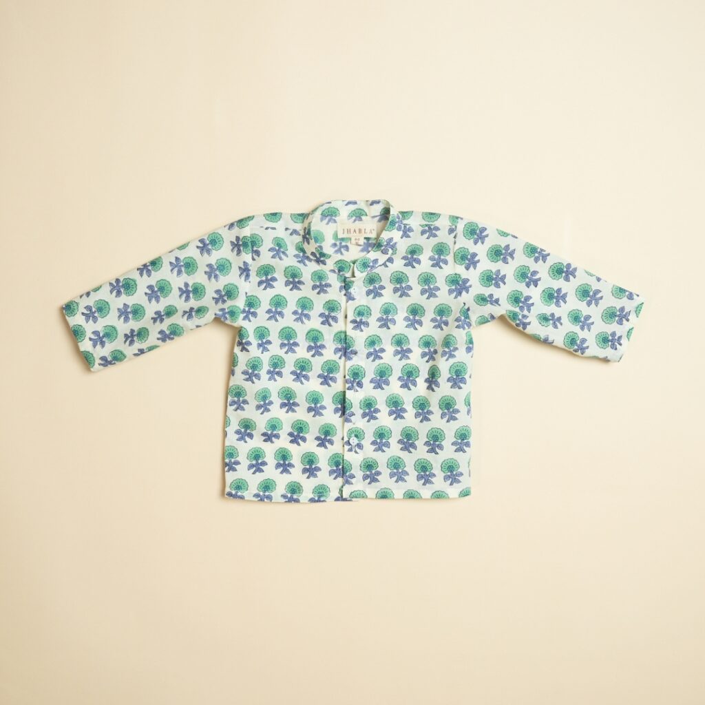 Little Botanist - Boy Shirt Pajama Set - Image 4
