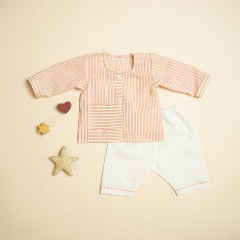 Sugar & Spice - Girl Jhabla Pajama Set