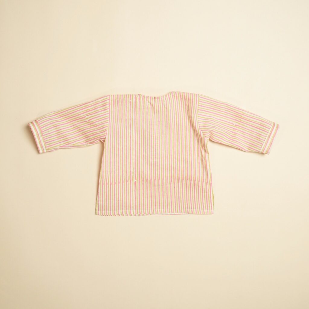 Sugar & Spice - Girl Jhabla Pajama Set - Image 5