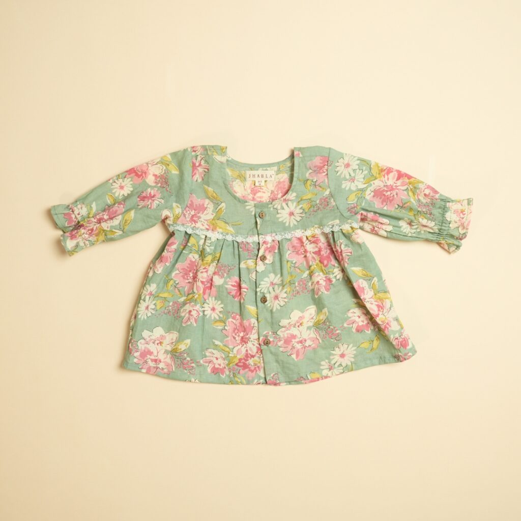 Garden Party - Girl Shirt Shorts Set - Image 4