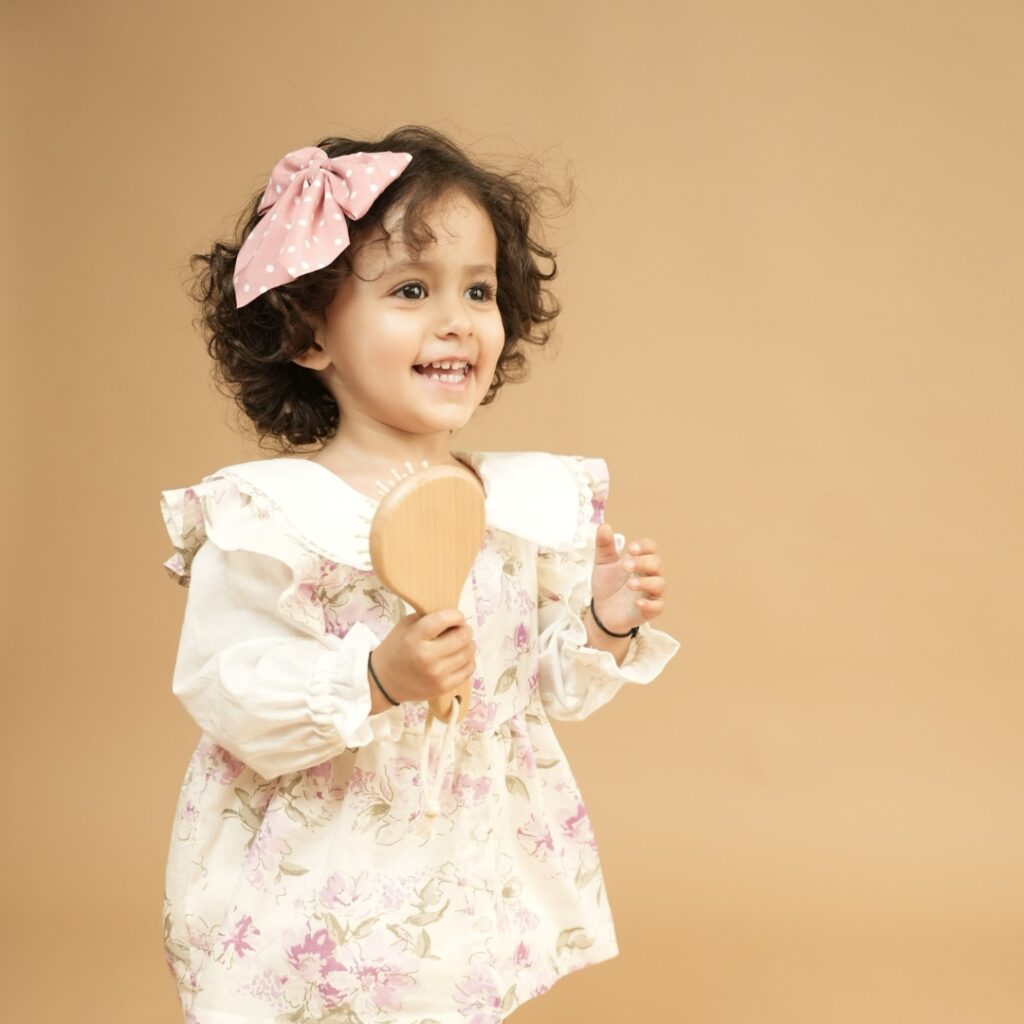 Lilac Love - Girl Frock Shorts Set - Image 2