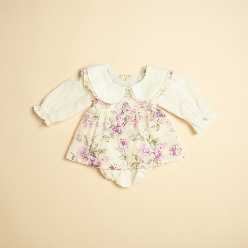 Lilac Love - Girl Frock Shorts Set - Image 4