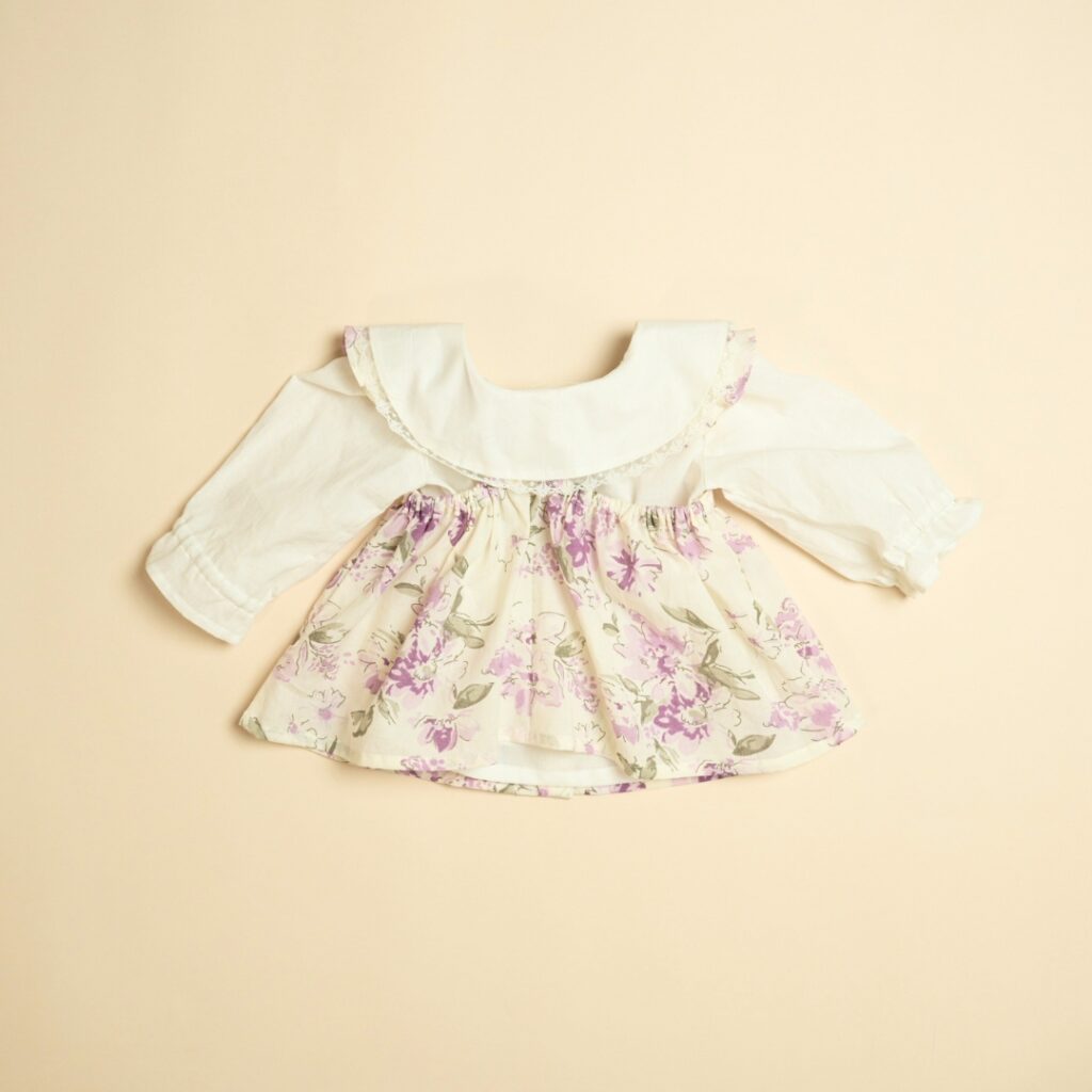 Lilac Love - Girl Frock Shorts Set - Image 7