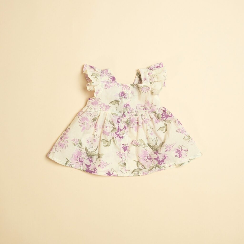 Lilac Love - Girl Frock Shorts Set - Image 8