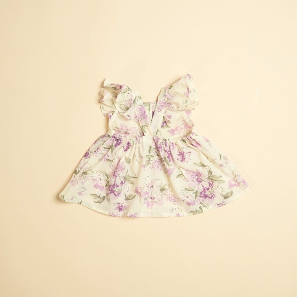 Lilac Love - Girl Frock Shorts Set - Image 9