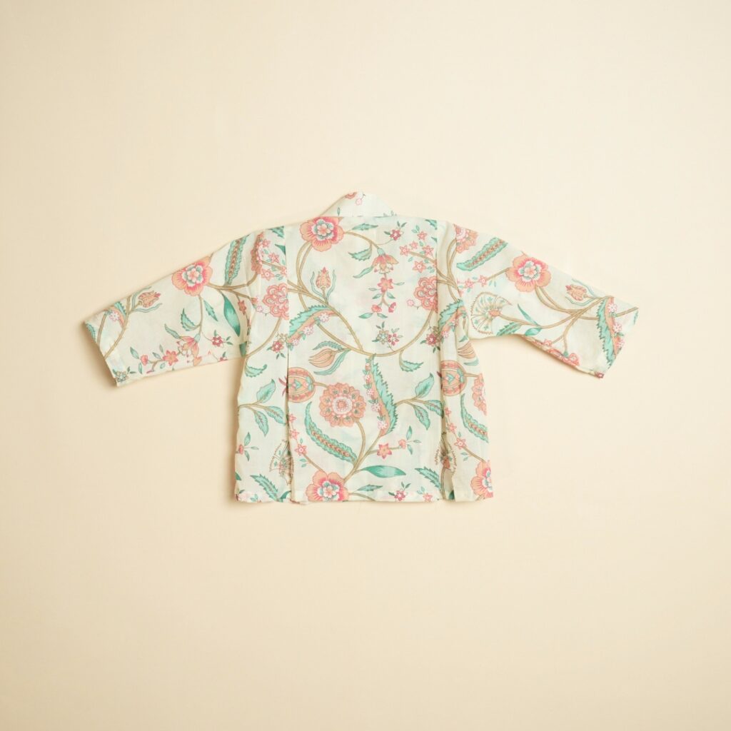 Bahaar - Unisex Angrakha Pajama Set - Image 6