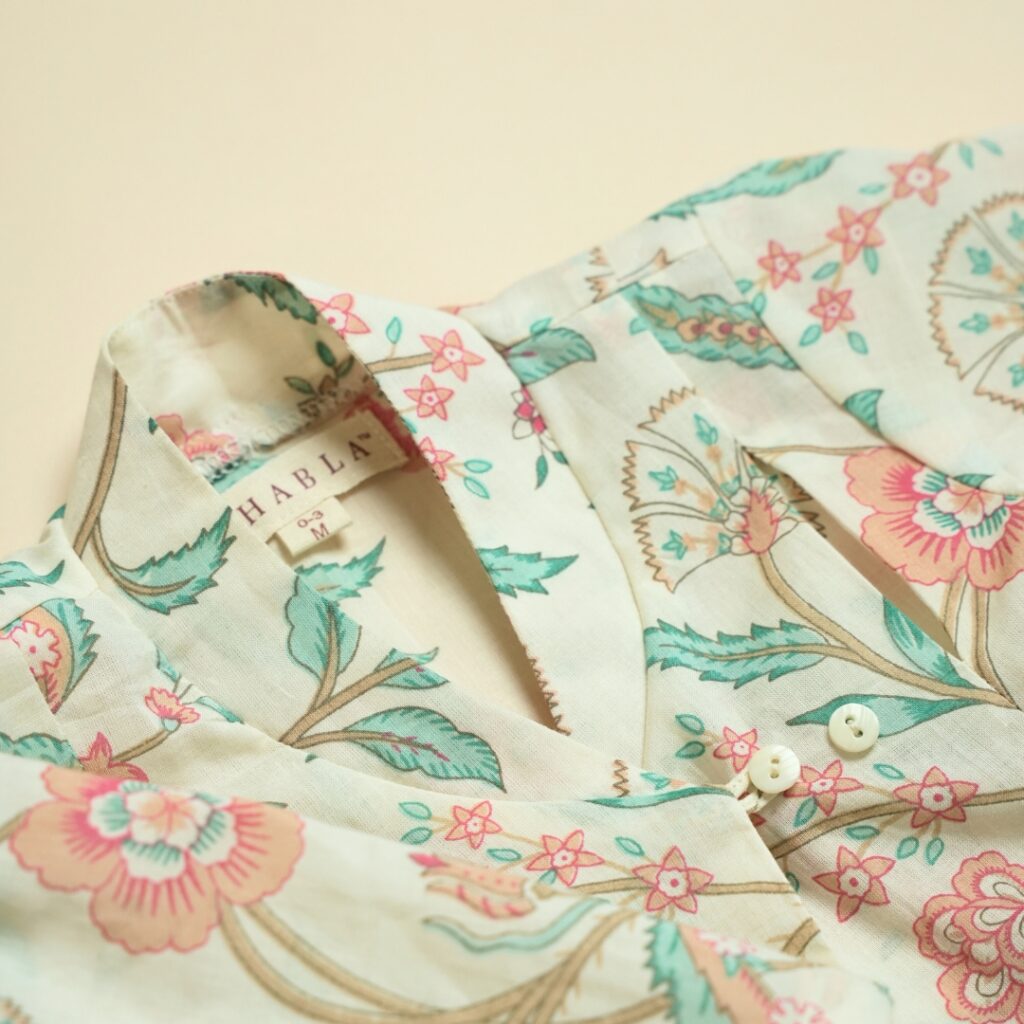 Bahaar - Unisex Angrakha Pajama Set - Image 9