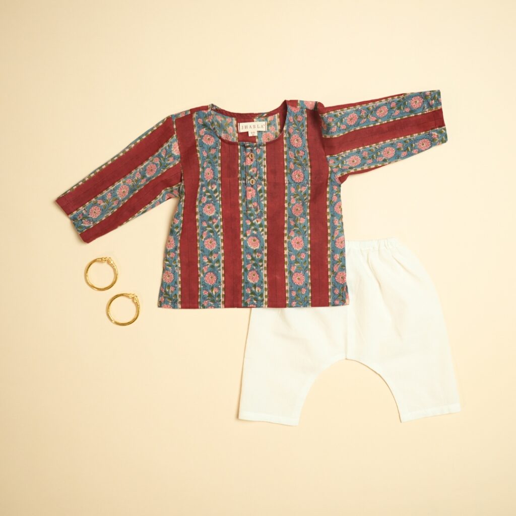 Dhara - Unisex Kurta Pajama Set - Image 2