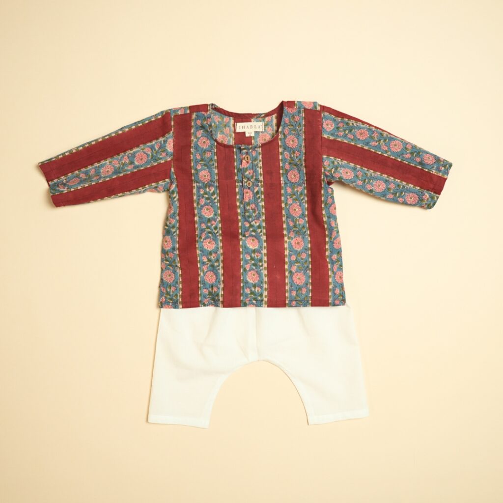 Dhara - Unisex Kurta Pajama Set - Image 3