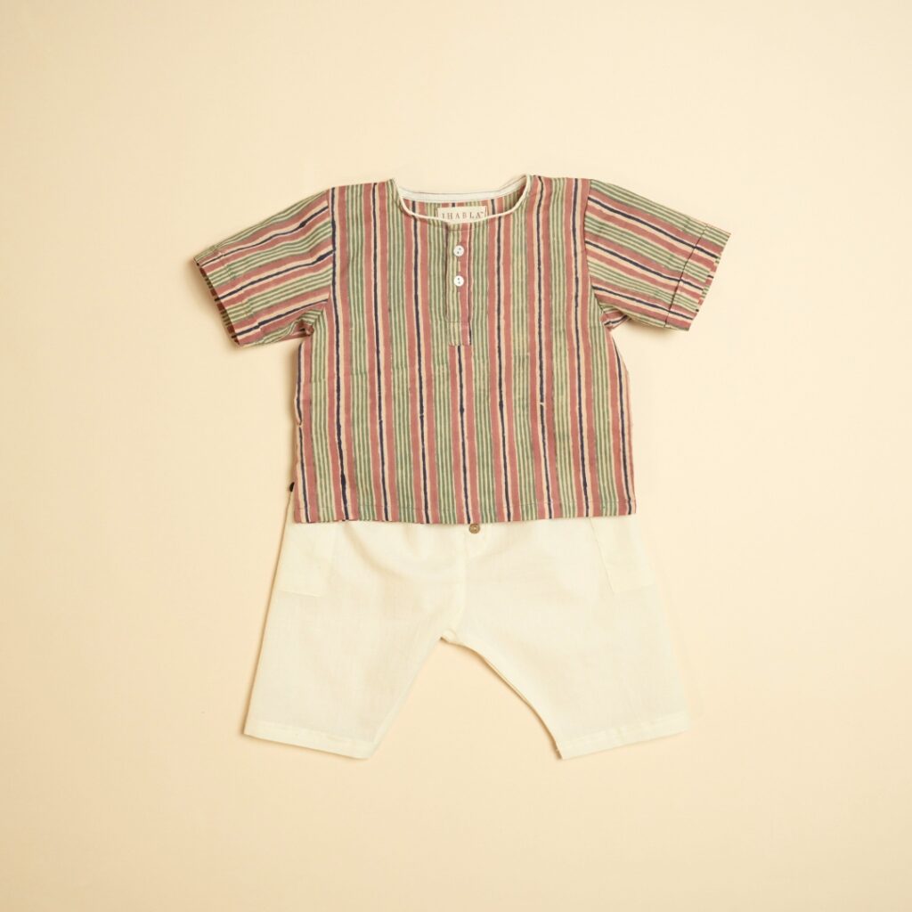 Mystic Mauve - Unisex Jhabla Pajama Set - Image 3