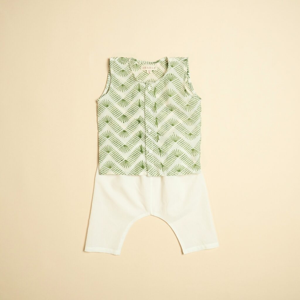 Terra Verde - Unisex Jhabla Pajama Set - Image 3
