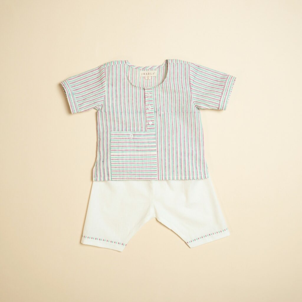Coral Coast - Unisex Jhabla Pajama Set - Image 3