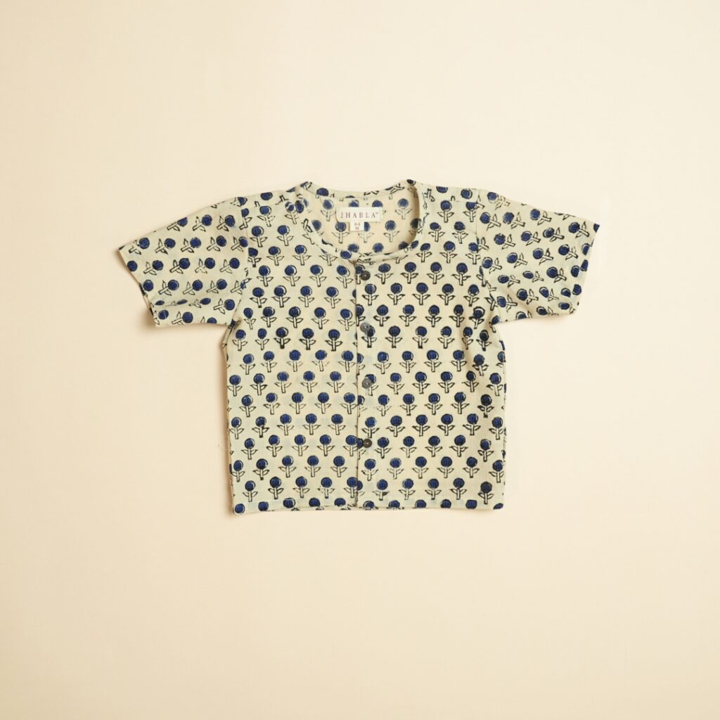 The Bagru - Unisex Jhabla Pajama Set - Image 4