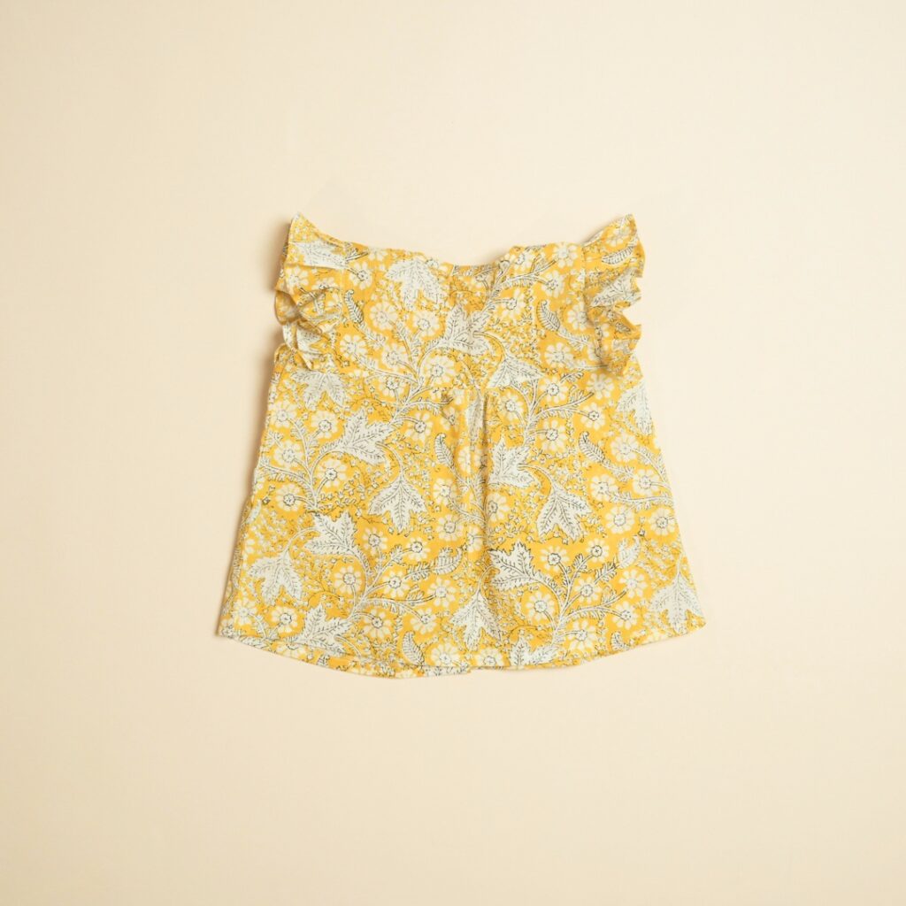 Daffodil Dreams - Girl Shirt Shorts Set - Image 5