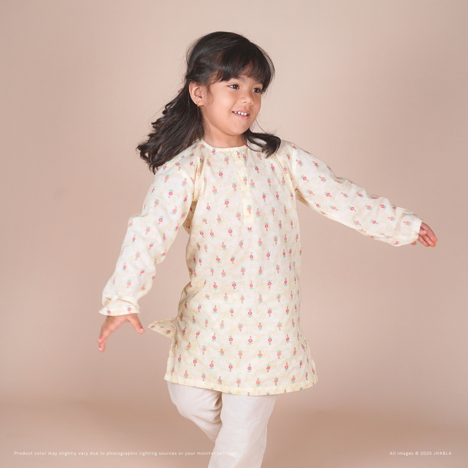 Ruby Bloom – Baby Cotton Kurta Pajama Set