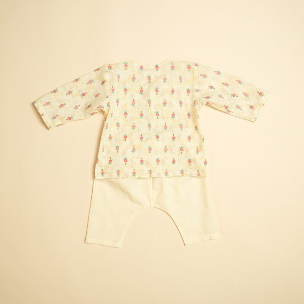 Ruby Bloom - Unisex Kurta Pajama Set - Image 3