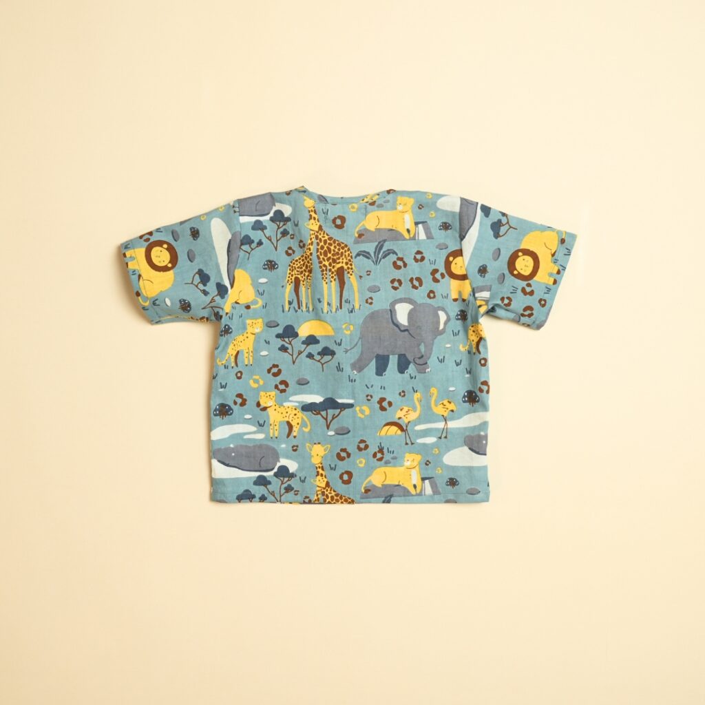 Jungle Jaunt - Unisex Jhabla Shorts Set - Image 5
